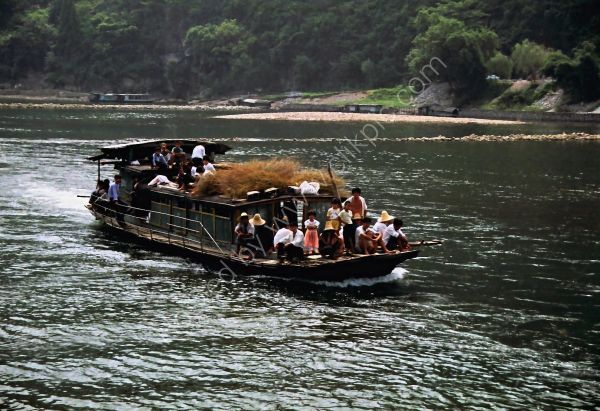 River Boat, Zhujaing to Yangshuo